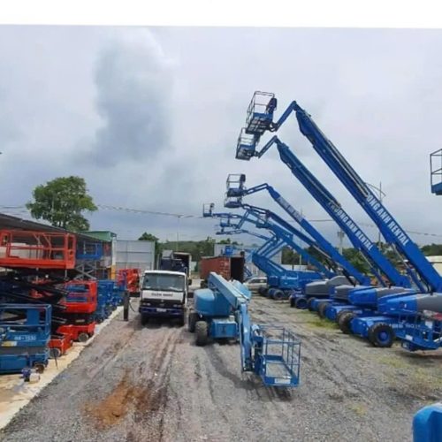 Xe nâng người dạng Z (cần gập), S (cần dài): Chiều cao làm việc từ: 16 - 43m